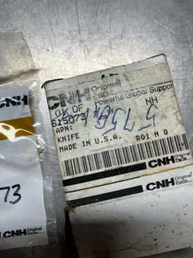 615073 New Holland Oem Cnh Case Ih Twine Knife Blade Section And Mounting Hardware #2