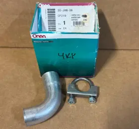 155-2847 Onan New Nos Green Label Parts Genuine Exhaust Adapter Elbow Kit Part