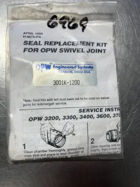 3001k-1200 Opw Genuine Seal Kit Swivel Joint 3001k1200
