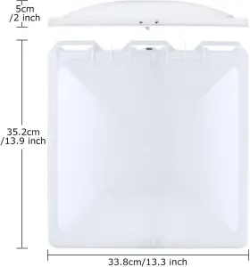 Oungy 313032365307 Rv Vent Covers For Roof Compatible With 14 X Inch Replace #2
