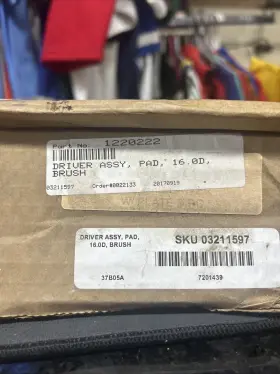 Tn1220222 Ouroverstock 1220222 Driver Assembly Brush For Tennant Pad 16.0d