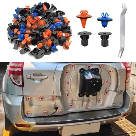 Qph3141 Paclvio 120pcs Fender Flare Clips Replacement Push Door Trim Fasteners Oem#75