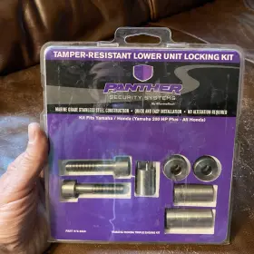 75-8630 Panther Lower Unit Lock Yamaha/honda Triple Engine Tamper Resistant New