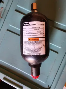 Parker Ba002b3u01a1 Bladder Accumulator Capacity 1 Quart Max Operating Pressure