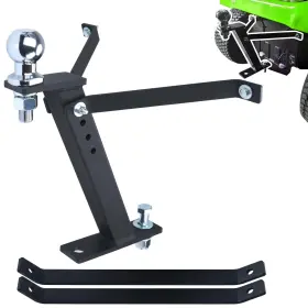 Poseagle 03-025-2n Lawn Mower Trailer Towing Hitch With Chrome Ball 2 000 Lbs 1-