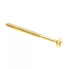 Prime-line 445027851885 #10 X 2-1/2 Inch Solid Brass Phillips Drive Flat Head Wood Screws 50-pack