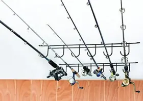 6-rod Rackem 7008 Overhead Fishing Rod Rack