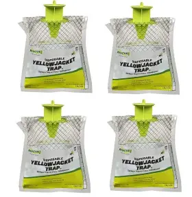 Yjtd-db12 Rescue Disposable Summer Yellowjacket Trap With Attractant 4pk - West Of Rockies