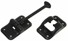 E236 Rv Designer 601320982368 Plastic Door Holder T Style 6 Inch Black Entry Hard