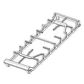 Nx60t8111ss Samsung Dg94-03441a Burner Grate 1-5 Inch Cast Iron Compatible Nx60t8111ss/aa