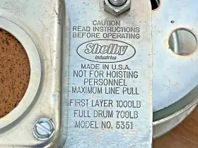 5351 Shelby Genuine Model Hand Work Winch 1 000 Lbs 2 Way Ratchet