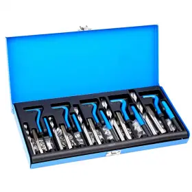 Skyshalo 726084848863 Helicoil Thread Repair Kit Specialty Fastener 131-piece Sae Hss Drill