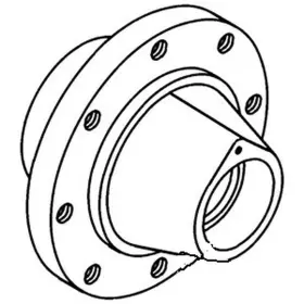 A-r63556 Stevens Lake Parts R63556 Fits John Deere Front Wheel 5/8 Inch - 8 Bolt For Models 410 515b 710c