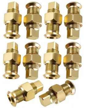 Tadyao 133029l Wheel Outer And Inner Cap Nut Set Fit For Vehicles Equipped With Stud-piloted