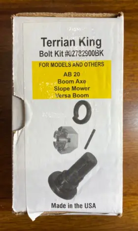 02782900bk Terrain King Rotary Cutter Blade Bolt Kit 4-pack #02782900bk