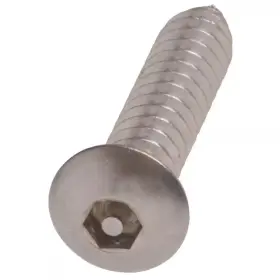 The Hillman Group 705353653087 #8 1-1/2 Inch Pin-in-head Hex Button-head Sheet Metal Screws 8-pack
