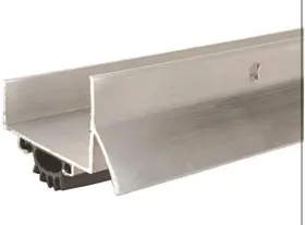 U37h Thermwell Products Co Inc Frost King Silver U-shaped Door Bottom 36 Inch With Aluminum Rain Drip Cap #2