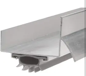 U37h Thermwell Products Co Inc Frost King Silver U-shaped Door Bottom 36 Inch With Aluminum Rain Drip Cap #3