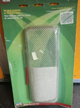 A10-1330vp Valterra Bug Screen For Rv Stove Fits Most Louvered Range Vents