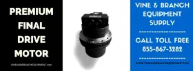 V0621-61510 Vine & Branch Equipment Supply Premium Kubota Final Drive Motor Svl97-2 / Svl97-2c