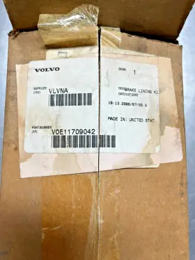 Voe11709042 Volvo 11709042 Oem Meritor Brake Lining Pads Ingersoll Rand