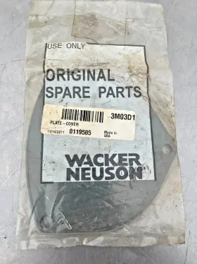 0119505 Wacker Neuson Oem Plate Cover
