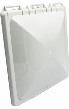 X-haibei 705354010681 Rv Roof Vent Lid Cover Replacment Plastic White 13x13x2 Inches For #2