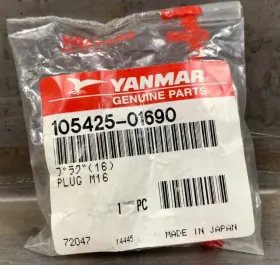 105425-01690 Yanmar New Oem Oil Drain Plug M16
