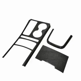 Youtoocar H0106-b1 Carbon Fiber Pattern Gear Shift Panel Cover Compatible With Kia Sti