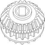 AH146441 Gear Assembly Fits John Deere 243 244 343 493 ++ Cornheads. Fixed Price $220.04.