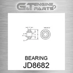 JD8682 Bearing Fits John Deere (surplus Open Box). Fixed Price $196.55.