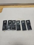 Sma 798-RM4512 Ccw Disc Mower Blades Lot Of 6 Replaces Deere CC44005, CC21780. Fixed Price $16.86.