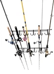 Fishing Overhead Mount Organizer Storage Alloy Steel 12-ROD Rackem. Fixed Price $36.87.