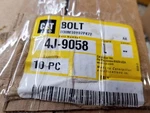 Genuine Caterpillar 4J-9058 Box Of 10 Plow Bolts 4J9058 3. Fixed Price $50.00.