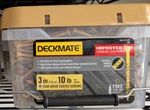 Deckmate #9 In. Tan Star Flat-head Wood Screw 10 Lbs.-box (730-PIECE). Fixed Price $49.99.