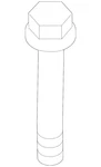 Genuine Gm Radiator Support Mount Bolt 11562547. Fixed Price $17.51.