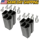 (2 Pk) M90206 Fits John Deere Ignition Key Switch Connector - Includes Terminals. Fixed Price $8.50.