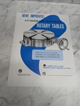 Cushman Stevens Rotary Tables Hand Wheel Dividing Models Sales Brochure. Fixed Price $22.50.