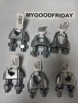 Pack Campbell T7670499 3/4" Wire Rope Clips Electro-galvanized Finish. Fixed Price $19.99.