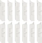 12 Pieces Tilt Latch Pairs White Plastic Construction Snap-in Spring. Fixed Price $35.99.