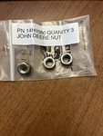 Lot Of 3 John Deere Oem Nut 14H1080. Fixed Price $15.00.