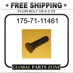 175-71-11461 Plow Bolt 7/8 X 3.1/2 Fits Caterpillar (cat). Fixed Price $29.99.