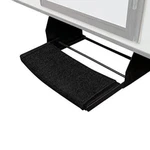 Prest-o-fit 2-0205 Wraparound Radius Rv Step Rug Black 22 In. Wide. Fixed Price $23.79.