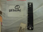 John Deere- Decal, Pto Lever R53294 5A03B1. Fixed Price $12.00.