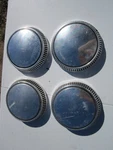 Ford 9 1/4 Inch Dog Dish Poverty Hub Caps Oem Complete Set (4) K. Fixed Price $100.00.