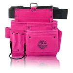 Graintex SS2081 5 Pocket Nail & Tool Pouch Pink Color Suede Leather With. Fixed Price $37.99.