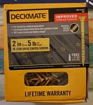 Deckmate Screws 2" Tan Star Exterior Thread Head 5 9 Gauge Lbs L11. Fixed Price $28.46.