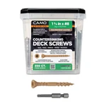 #8 X 1-5/8 In. Tan Acq Rated Star Drive Flat Head Wood Deck Screw (350-PIECE). Fixed Price $28.59.
