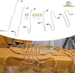 For Fuel Injection Line Kit With Clamps Caterpillar 3406B 3406C. Fixed Price $171.83.