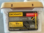Deckmate #9 3 In. Tan Star Flat-head Wood Screw 10 Lbs.-box (617 Pk). Fixed Price $45.00.